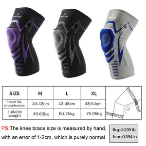 Knee Pads with Support Silicon Padded Elastic Non-slip