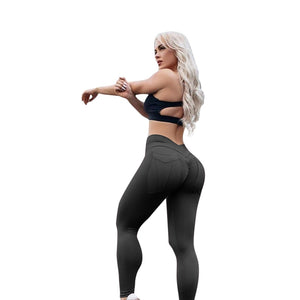 Fitness High Waist Anti Cellulite Leggings