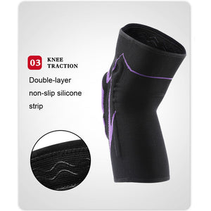 Knee Pads with Support Silicon Padded Elastic Non-slip