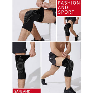 Knee Pads with Support Silicon Padded Elastic Non-slip