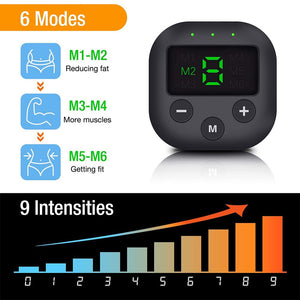 EMS Muscle Stimulator with LED Display USB Rechargeable