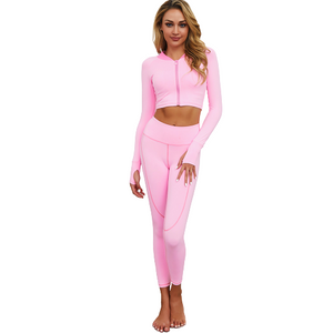 Women 2 PCS Yoga Fitness Sports Suits Set